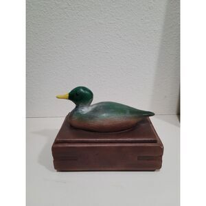 Vintage Duck Napkin Holder Box. Duck On Top. 4 Duck Napkin Holders Inside.‎